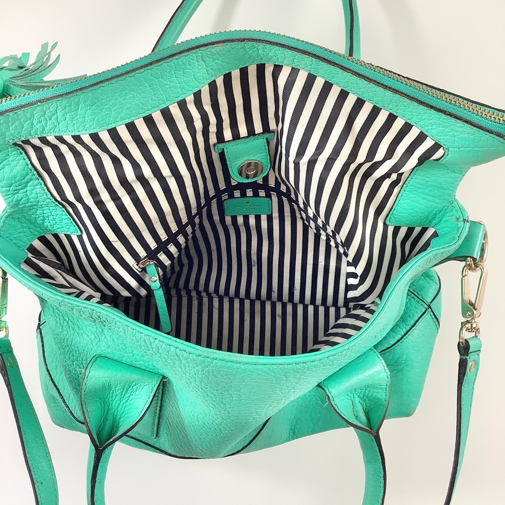 KATE SPADE Large Fold Over Pop Color Purse - Picture 12 of 16